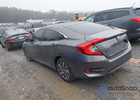 2016 Honda Civic Ex from USA, damaged, VIN 19XFC2F70GE016220